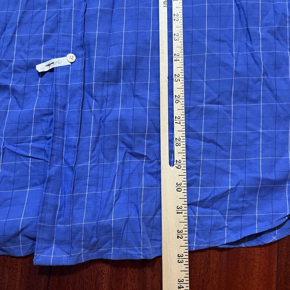 Vintage Polo Ralph Lauren Shirt Mens 2XL Blue Lowell Sport 100% Cotton 90s Y2K - Picture 6 of 7